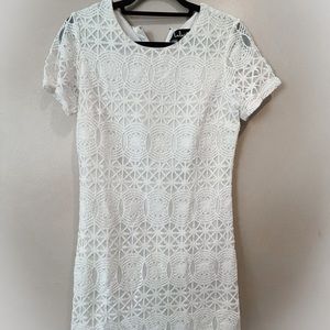 LuLu’s White Lace Dress, Size S